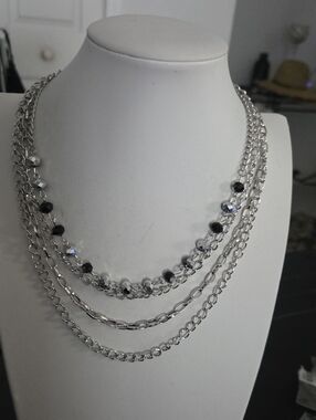 Paparazzi Triple Layer Black Necklace NWT